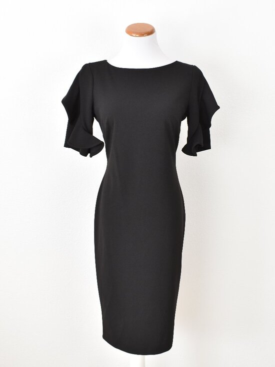 Calvin Klein Dresses & Skirts - Calvin Klein Ruffle Sleeve Sheath Dress - 10